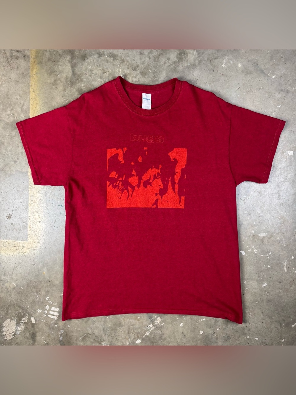 Bugg T-Shirt Size Large Alternative Rock Shoegaze Grunge Post Hardcore Band Tee